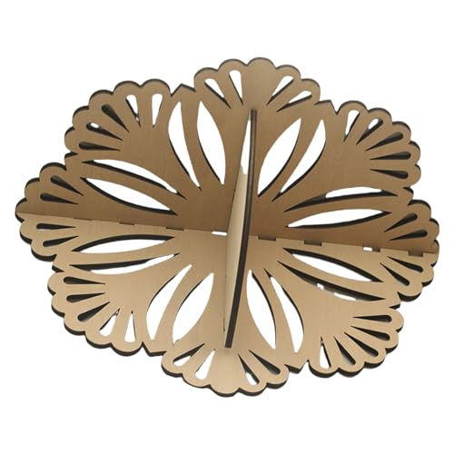 EHZBRCN Artística Tallada Huecar Flor Esquina Esquina del Estante Media Montada Almacenamiento Decors Casa Pantalla Organizadores Flotantes
