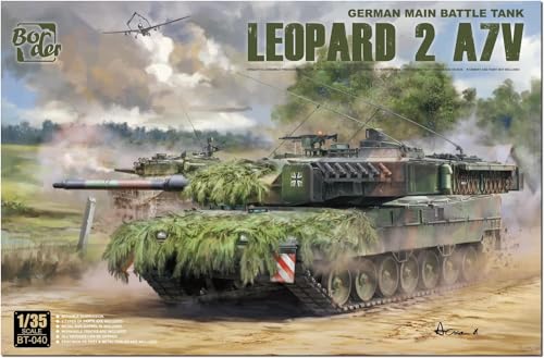 Maquette Char Leopard 2 A7v 1:35 Border Model BT-040 blindé allemand miniature