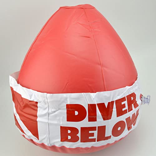 Drapeau plongée et bouée de surface gonflable en PVC pour la sécurité en mer