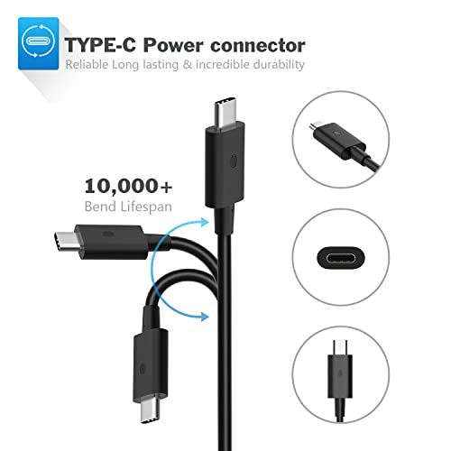 130W Laptops Charger For Dell Usb C Power Supply Cord, Dell Xps 15 9500 17 9700 Precision 5550 5750 3560 3550 3551 Latitude 7210 7310 7410 9410 #TOP1