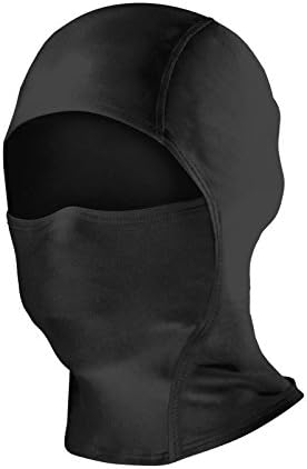 Balaclava - Best Tactical 4-way Stretch Black Lycra Spandex Face Mask to Protect Your Head and Neck During Summer Sports