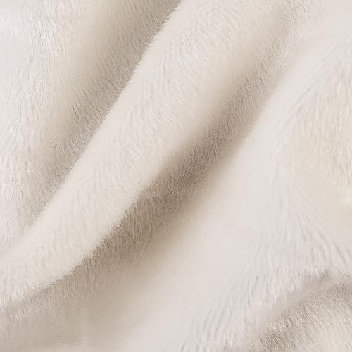 PAGE ONE Women Winter Pom Pom Beanie Hats Warm Fleece Lined,Chunky Trendy Cute Chenille Knit Twist Cap/Lake Blue