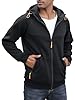 CTU Mens Zipped Hoodies Fleece Hooded Sweatshirt Pullover Hoody Jackets Jumper Tops Casual Zip Up Cardigan Black M #1