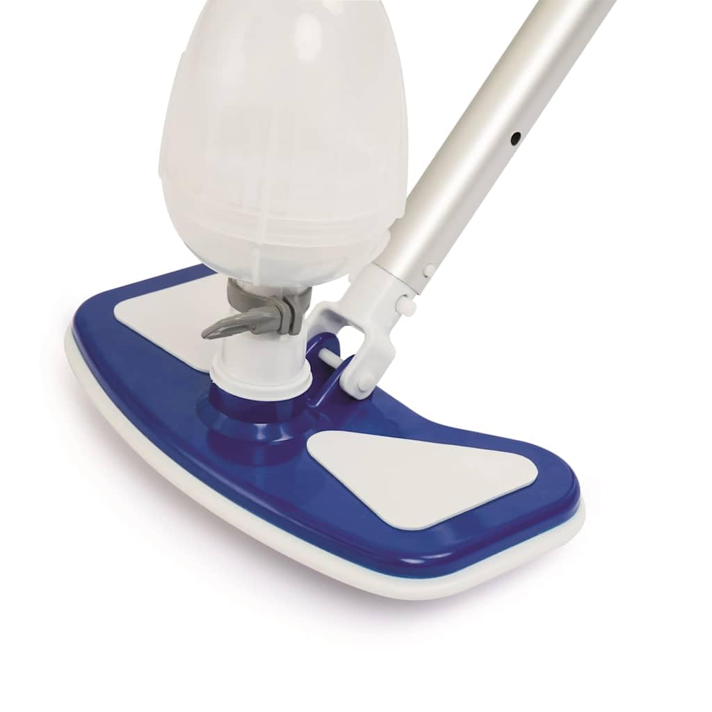 Flowclear Deluxe 58237 - Set di pulizia per piscina, con schiumatore per superfici, aspiratore a vuoto e retino, contenitore rimovibile per pompe filtranti a partire da 3028 l/h, per esterni