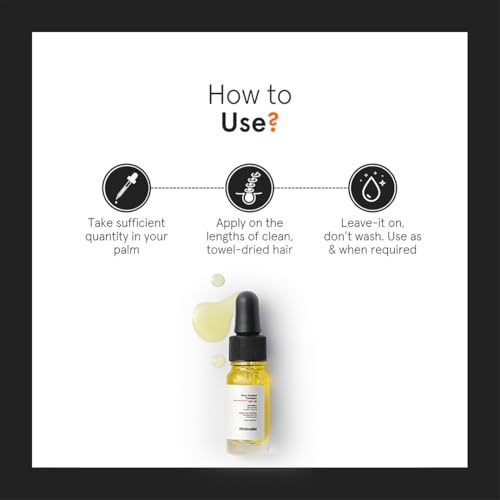 Image of Minimalist Hair Serum for Dry Frizzy Hair with SPF 30, Keratin, Argan Oil & Ceramides| Heat Protection Serum, Smoothens & Protects From UV | Lightweight | Leave In For Women & Men | 10 ml