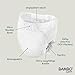Bambo Nature Dreamy Night Pants Windeln (Kinder im Alter von 8–15 Jahren, 35–50 kg), 10 Stück Klimmzughosen, Öko-Windeln halten Betten die ganze Nacht trocken, Klimmzug-Trainingsnadel, sicher, bequem