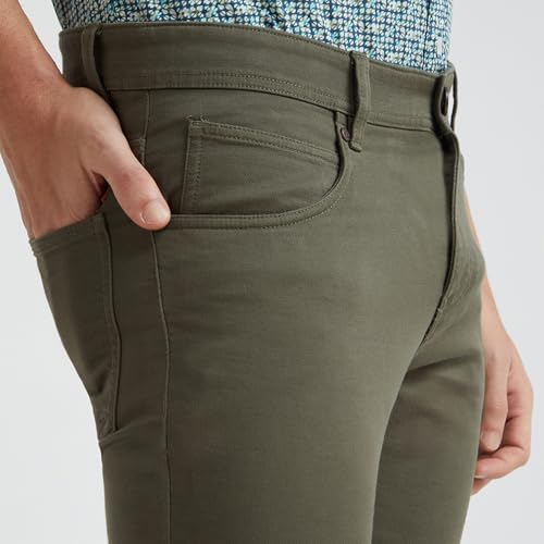 Image of Colorplus Contemporary Fit Dark Blue Trouser for Men