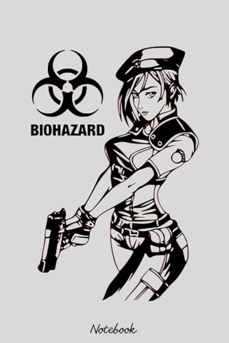 Jill Valentinee Resident Evil Notebook: Notebook Lined 6x9 120 Pages College Ruled - For Girls, Students, Teachers, Staff, Perfect Gift