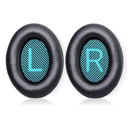 Image of Replacement Ear Pads for Bose QuietComfort QC35 /35ii /25 /2 /15 Ear Cushions for QC35 QC35ii QC25 QC2 QC15 Ae2 Ae2i Ae2w Sound True & SoundLink (Around-Ear Series Only) (Blue-L /R)