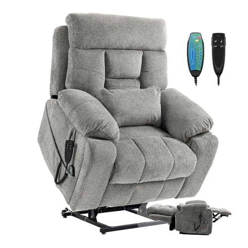 Sillón eléctrico reclinable con masaje y calor