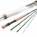 Aventik Riverbend Series Fly Rod IM8 Graphite Blank 0/1/2/3/4/5/6/7/8 wt Rods, 6/7/8/9/10ft Lightweight Fly Fishing Rod Medium Fast Action (10'0'' LW7)