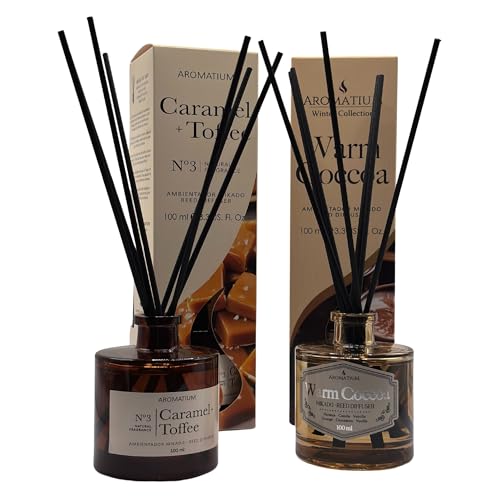 Set x 2 Ambientadores Mikado 100 ml | Caramel Toffee + Warm...