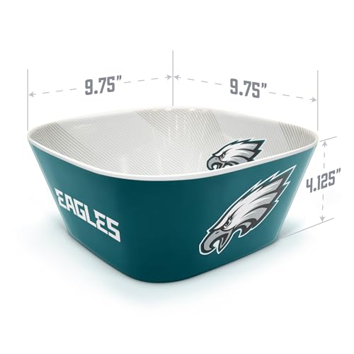 Image of YouTheFan NFL Philadelphia Eagles Large Party Bowl