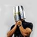 Nagina International Medieval Era Warrior Helmet | Barbuta Crusader Knight Templar Armour Greek Steel Centurion Helmet | Halloween LARP