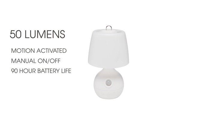 Lámpara de Mesa Sensor de Movimiento para Bebés Blanco miniatura 3