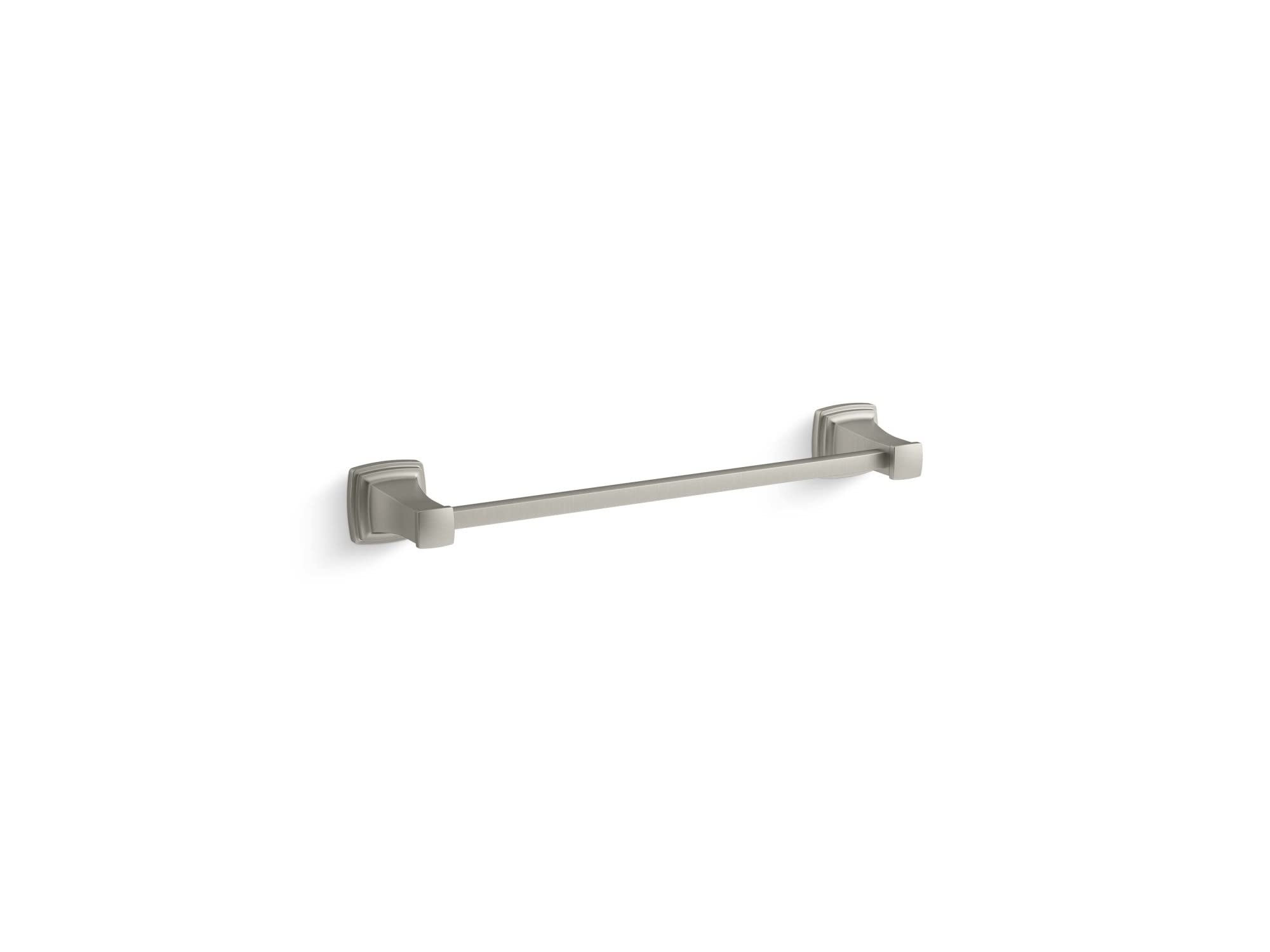 Kohler 27409-BN RIFF 18"-Towel BAR, Vibrant Brushed Nickel