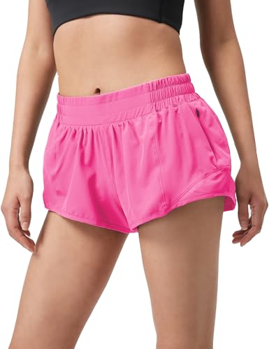 Hxunjw Athletic Shorts For Women,Mesh Lined 2.5 Inch/4 Inch Running Shorts,Quick Dry Active Workout Shorts With Zip Pocket cover