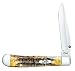 CASE XX WR Pocket Knife 6.5 Bonestag Kickstart Trapperlock A/O W/Pocket Clip Item #65315 - (6.5154Ac SS) - Length Closed: 4 1/8 Inches