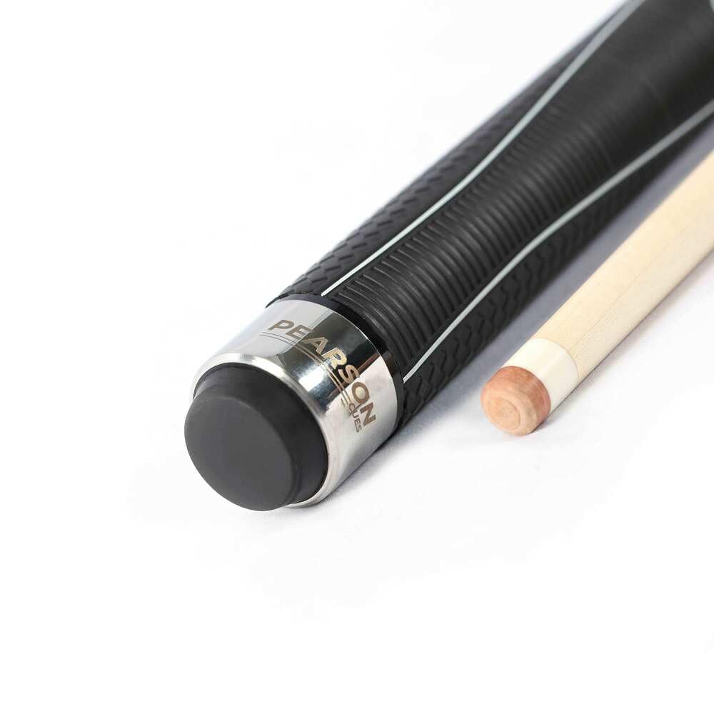 PEARSON Cues Pro Series Pool Cue – 58” Maple Wood Cue Stick, Low-Deflection Shaft, Quick Release Joint, Professional Billiard Stick for Serious Players & Tournament Play, 20oz, Red