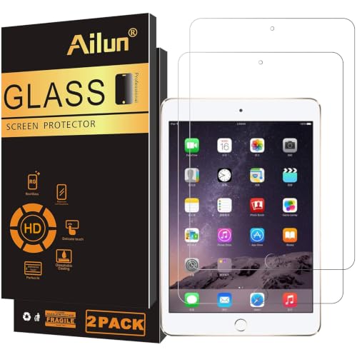 Ailun 2Pack Screen Protector for iPad Mini 1 2 3, Tempered Glass