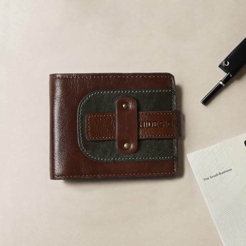 Image of Hidesign Men Tan /Olive Fort Worth W2 Casual Bi-Fold M
