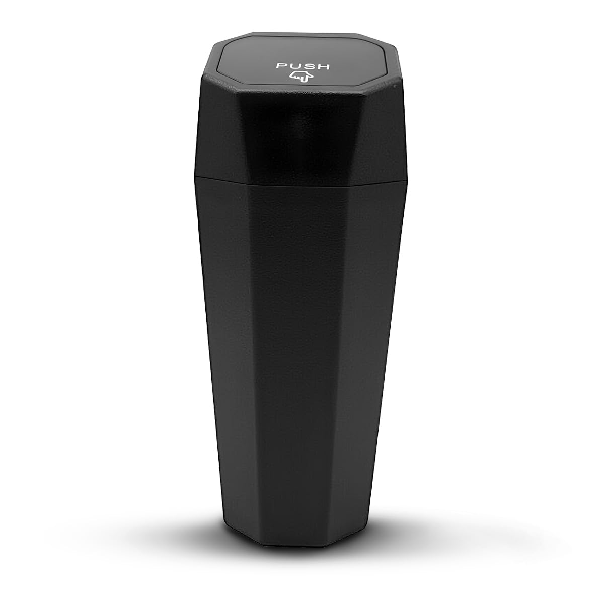 Zpana - Cubo de basura para coche con tapa, miniportavasos, a prueba de fugas, organizador interior para el hogar, dormitorio, oficina, universal, para SUV, sedán y camión