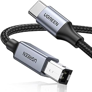 UGREEN Kabel Drukarki Typu B Kabel USB C do Typu B w Oplocie Aluminiowym Typu B. (2M)