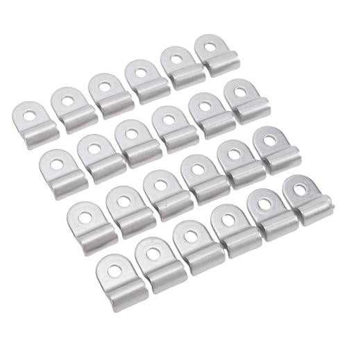 Abrazaderas de línea de freno de acero inoxidable de 3/16 pulgadas juego de 48 piezas para camión
