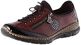 mustang damen halbschuhe blau Rieker Antistress Features Rieker Damen N3268 Sneaker, schwarz/Wine/schwarz/schwarz 02, 39 EU