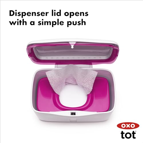 Image of OXO Tot Perfect Pull Wipes Dispenser, Pink
