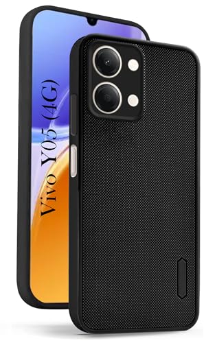 Image of Jkobi Rubberised Back Cover Case for Vivo Y05 4G (Textured Grip Design | Camera Protection | Slim and Light Weight | Soft Touch and Feel)