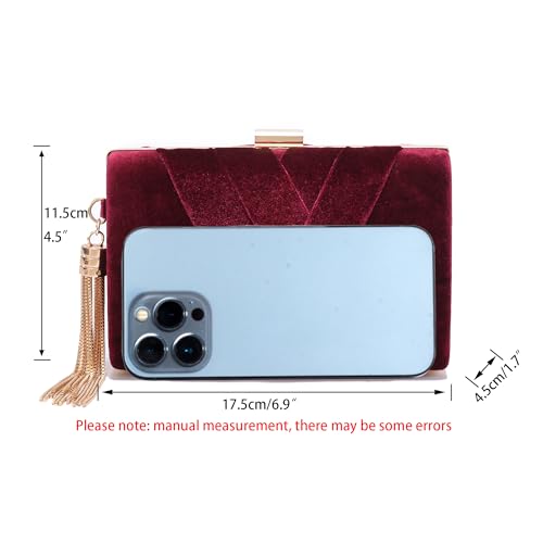 Image of CARIEDO Women's Evening Handbag Clutch Bridal Purse for Wedding Prom Night Out Party