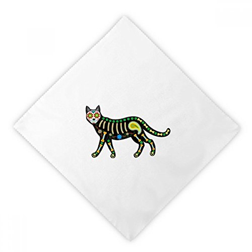 Serviettes lavables Halloween chat noir pour éviter le jetable - 2