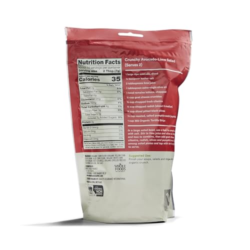 365 by Whole Foods Market, Organic Tri-Color Tortilla Strips, 3.5 Ounce - image 2