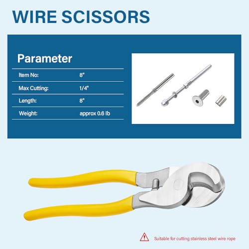 TEENO Hydraulic Crimping Tool 10T and Cable Cutter Hydraulic Cable Lug Crimper 12 to 2/0 AWG Hydraulic Hand Crimper Tool Electrical Terminal Cable Wire Tool Kit with 9 Die - Thumbnail 2