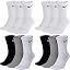 6 pairs of white, 6 pairs of colourful