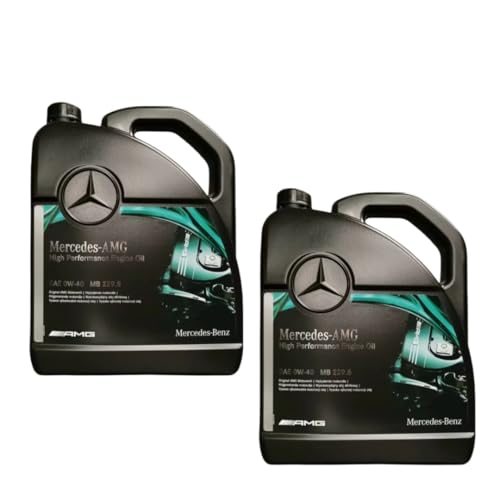 Mercedes-Benz Genuine AMG 0W40 Engine Oil 10L High Performance Synthetic Motor Oil OEM MB 229.5 Specification Superior Protection Efficiency & Reliability A000989650813FCCK