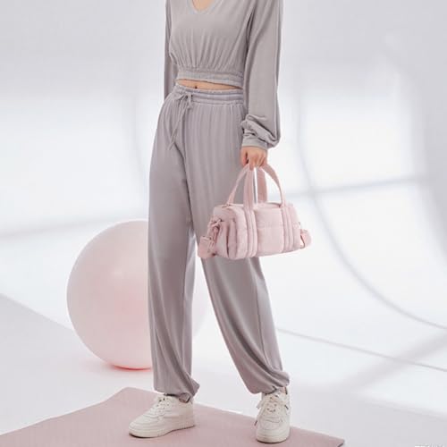 Mini Crossbody Duffle Bag for Women - With Detachable Strap, Compact Design for Gym Sessions Daily Carry4