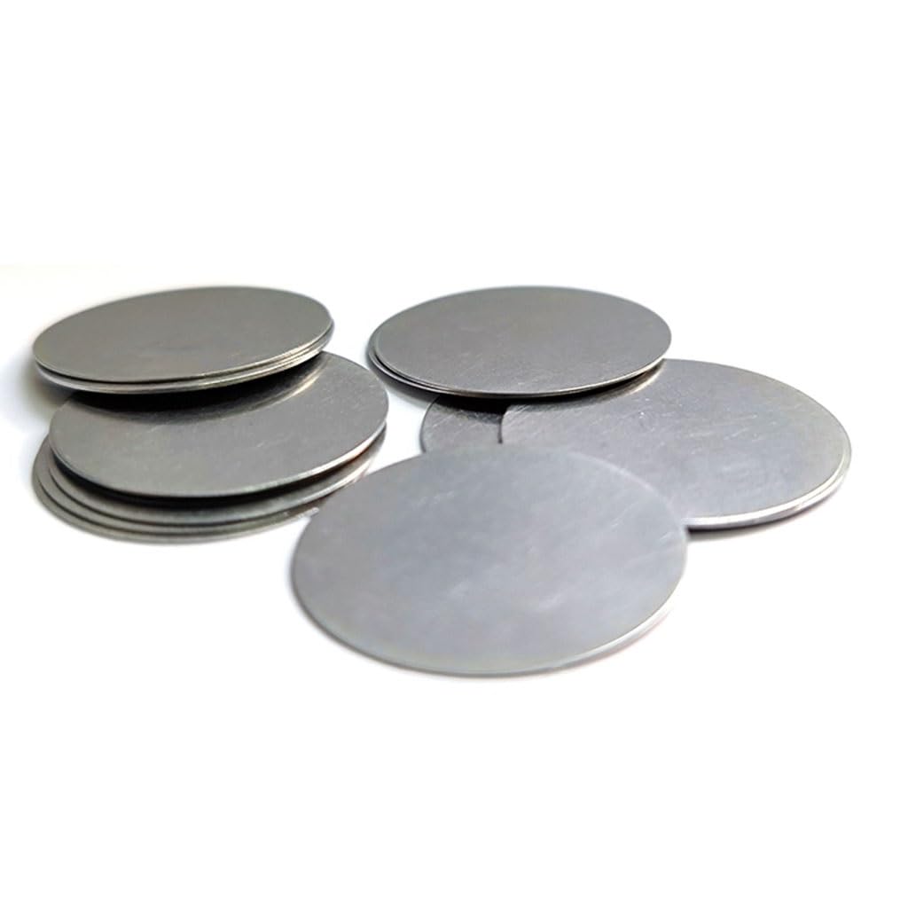 Stainless Steel Round Disc, 304 Stainless Steel Round Sheet 45-90mm Diameter 1.1-2.7mm Thickness(70mm*1.8mm)