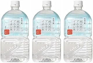 ケイ・エフ・ジー 純天然のアルカリイオン水 金城の華 1L×3本