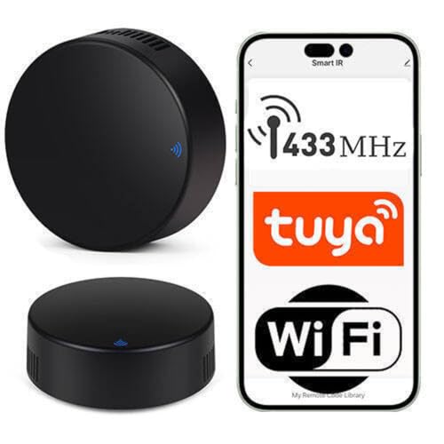 Sone Smart One Universal IR (38kHz) + RF (433MHz) Fernbedienung mit WLAN - Tuya Smart Life App, Alexa Sprachsteuerung, für TV, Klima, Funk-Geräte