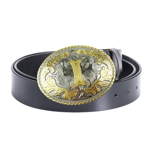 Ceinture en cuir Western homme de qualité supérieure et sa boucle GHIK
