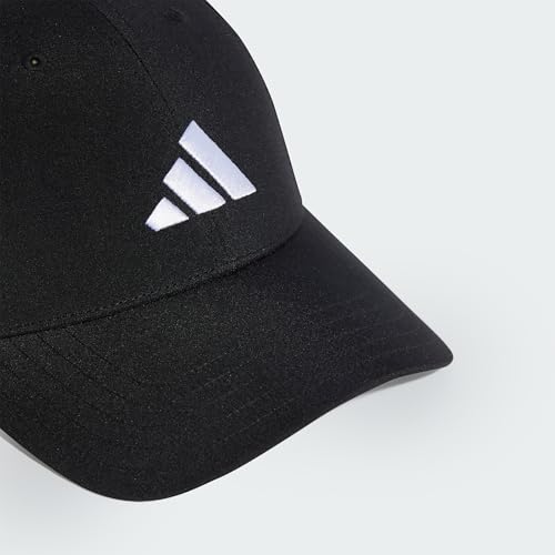 adidas Unisex Bball Lt Emb New Logo Hat, Black/White, XXS-XS 3