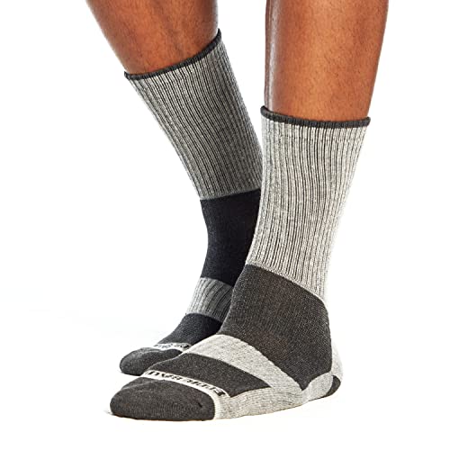 Eddie Bauer Mens Dura Dri Moisture Control Crew Socks Multipack SOCKS