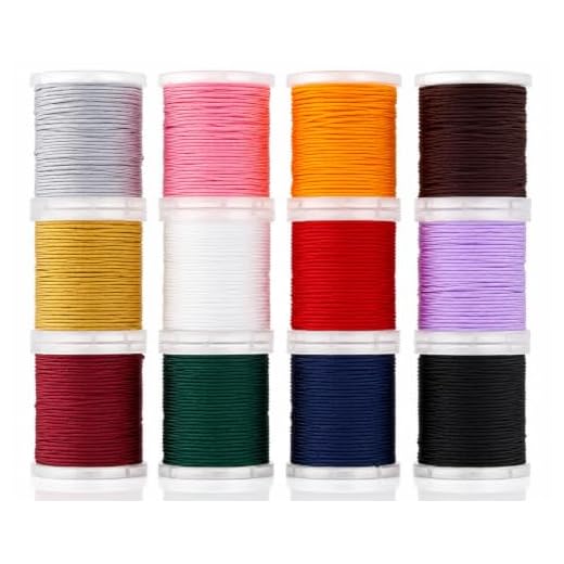 KONMAY 1.0mm Braided Nylon Bracelet Making String Cord, 750 Yards Mixed of 25 Colors, Trim Thread for Chinese Knotting, Kumihimo, Beading, Macramé, Jewelry Making, Sewing, Mixed