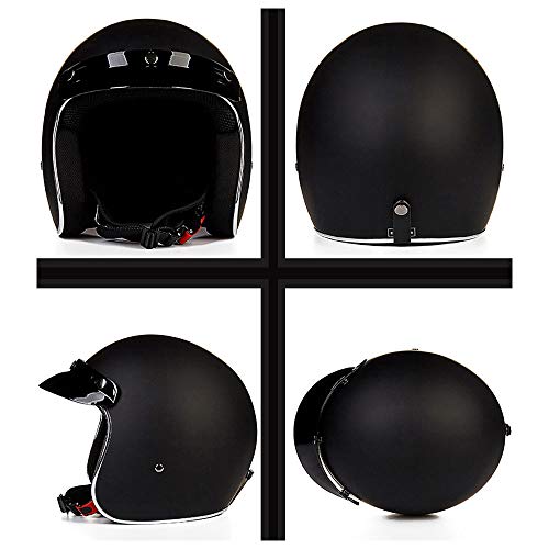 Casco eléctrico medio casco retro para trayectos urbanos diarios de hombres y señoras
