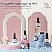 modelones Gel Nail Polish Set, 6 Colors Nude Pink Blue Red Gel Polish Set All Seasons Nail Art Soak Off DIY Home Salon Nail Gifts for Women Girls
