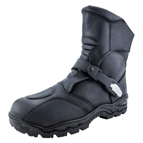 Bottes moto mi-hauteur VPR X35 imperméables avec semelle crantée grip - 3