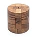Powder Keg: Wooden Puzzles for Adults an Interlocking 3D Cylinder Brain Teasers from SiamMandalay with SM Gift Box (Pictured)