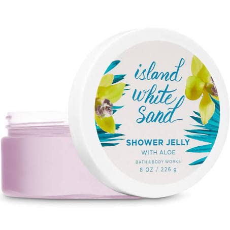 Island White Sand Shower Jelly 8 Oz